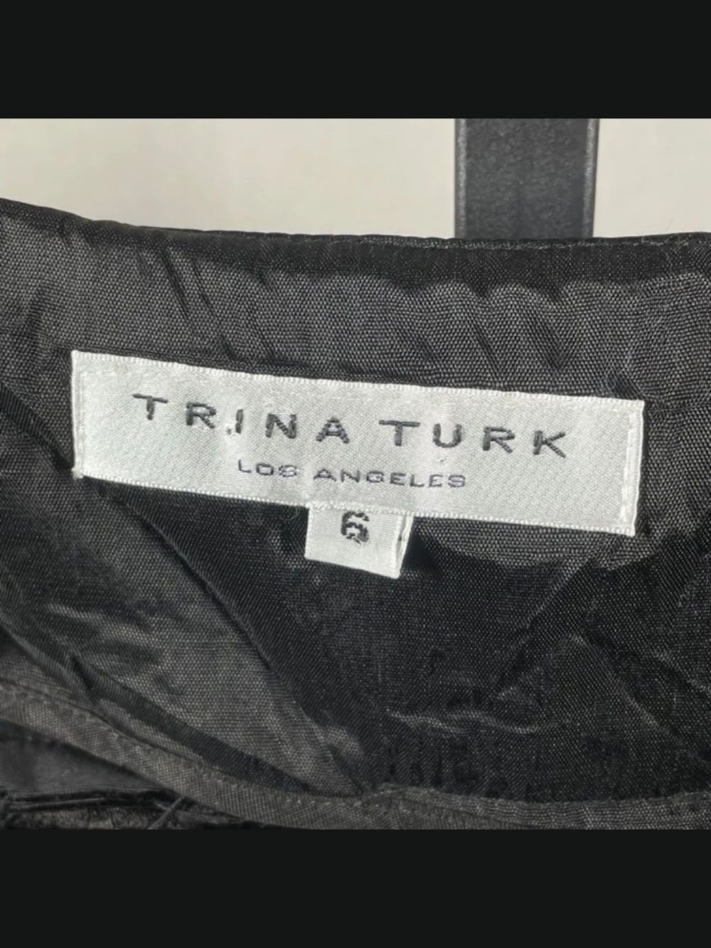 Trina Turk Skirt Womens 6 black designer classic circle skater - Picture 4 of 8